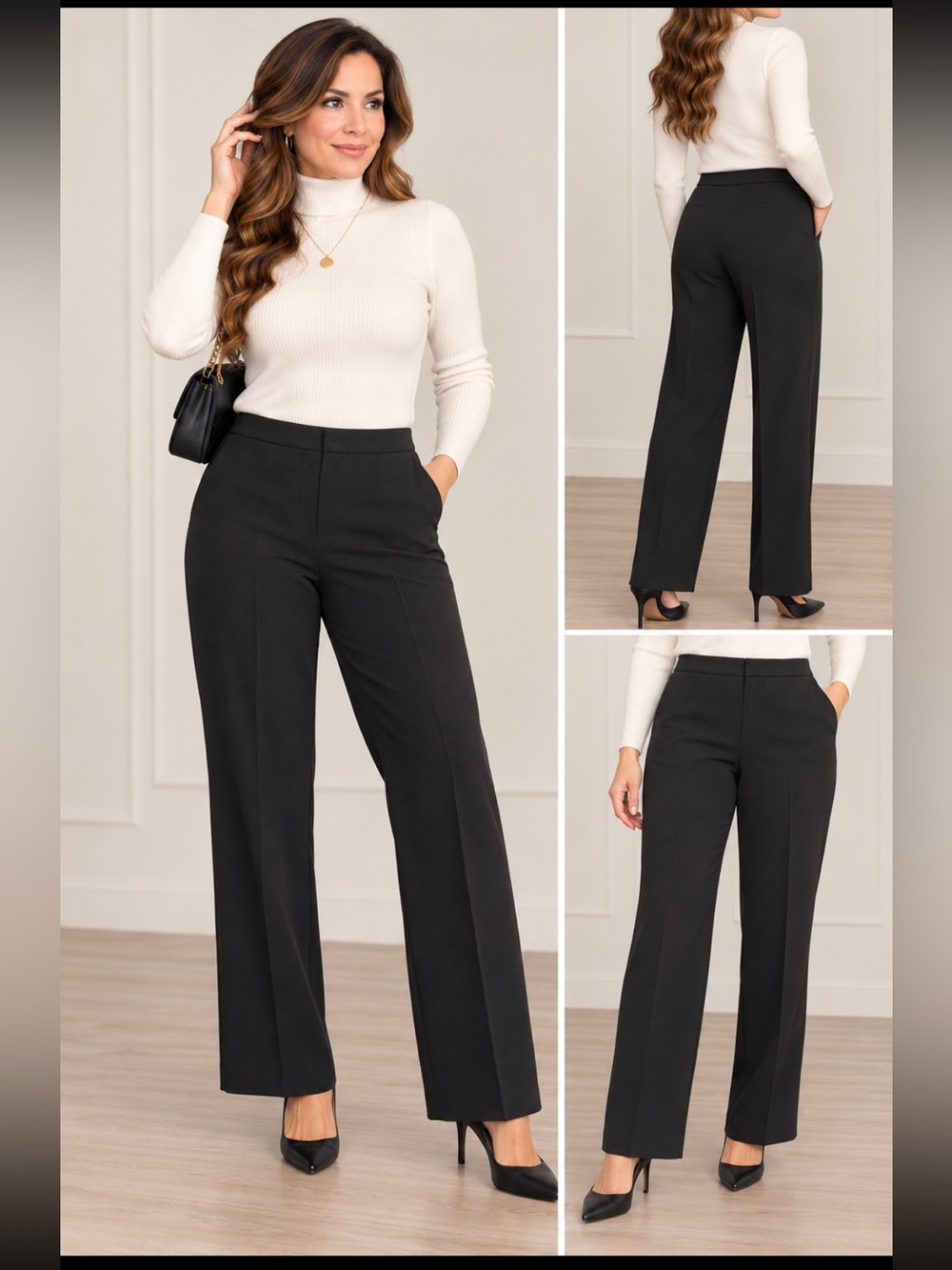 Kasper Black Women's Dress Pants - Straight Leg